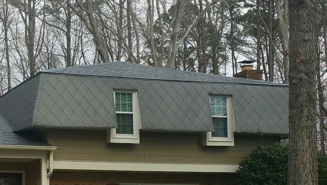 Diamond Pattern Metal Roof in Cary, NC