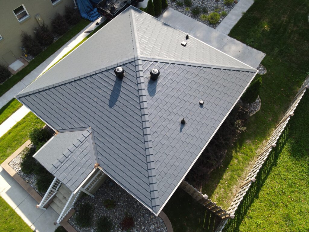 Two Broad Street Durham Homes | Deep Charcoal Interlock Slate Roof Installations
