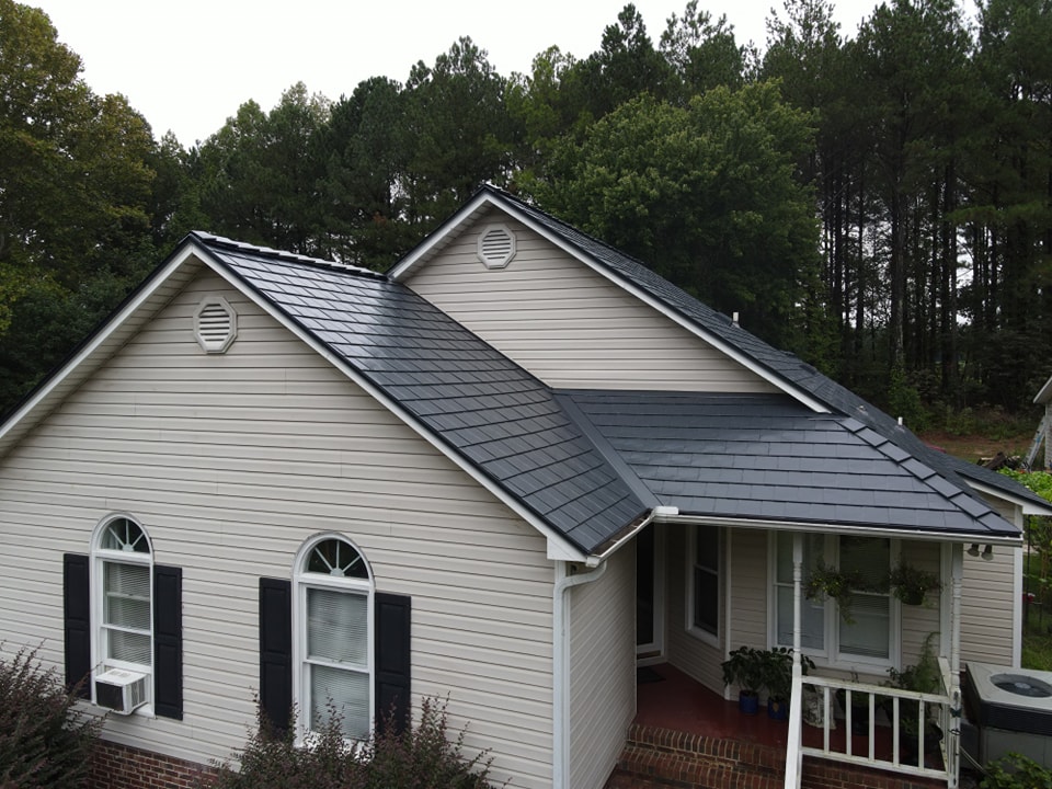 Interlock Aluminum Roof Installation in Wendell, NC