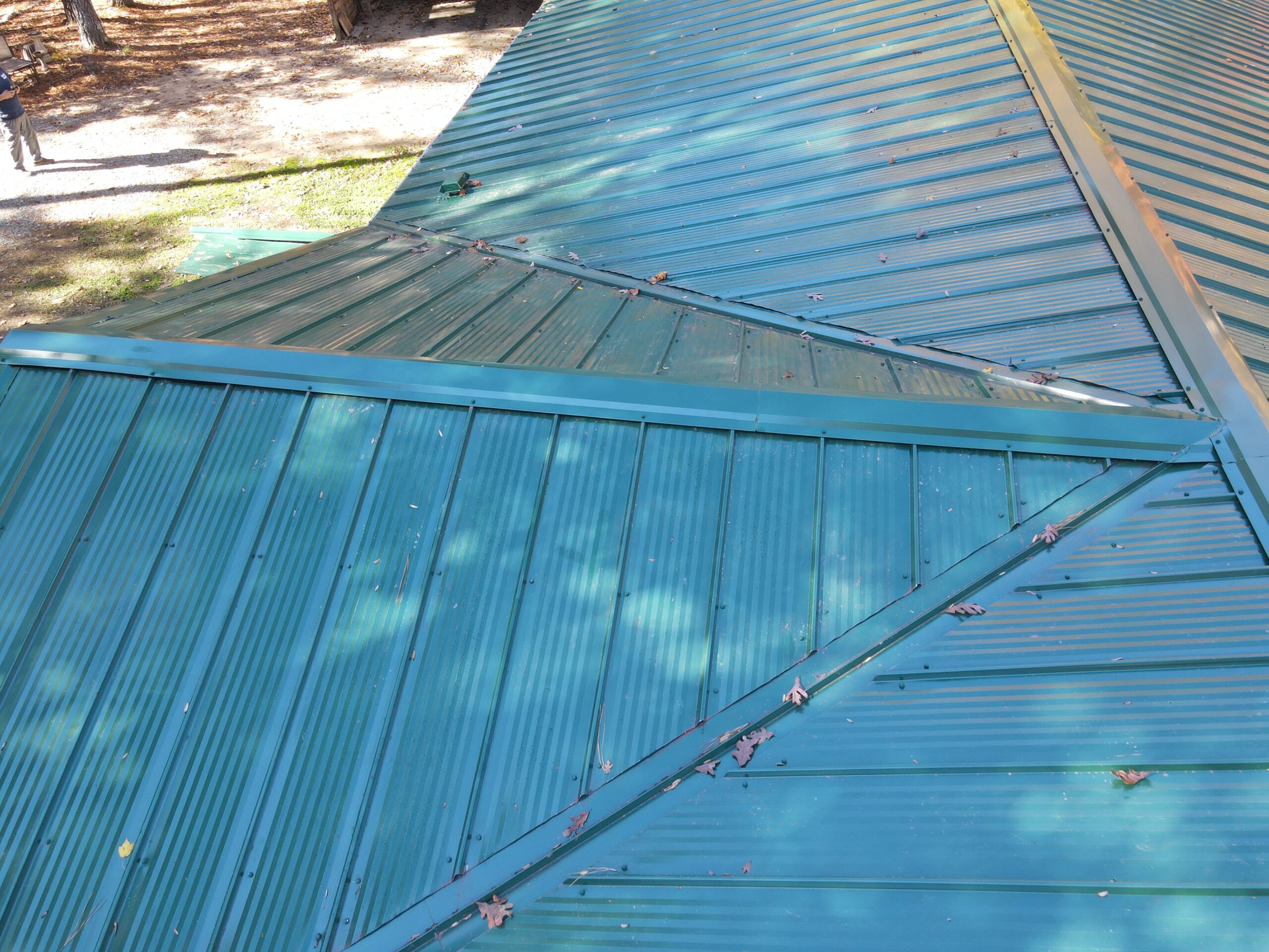 Green Apex metal roof in Broadway, NC — completed project view 7